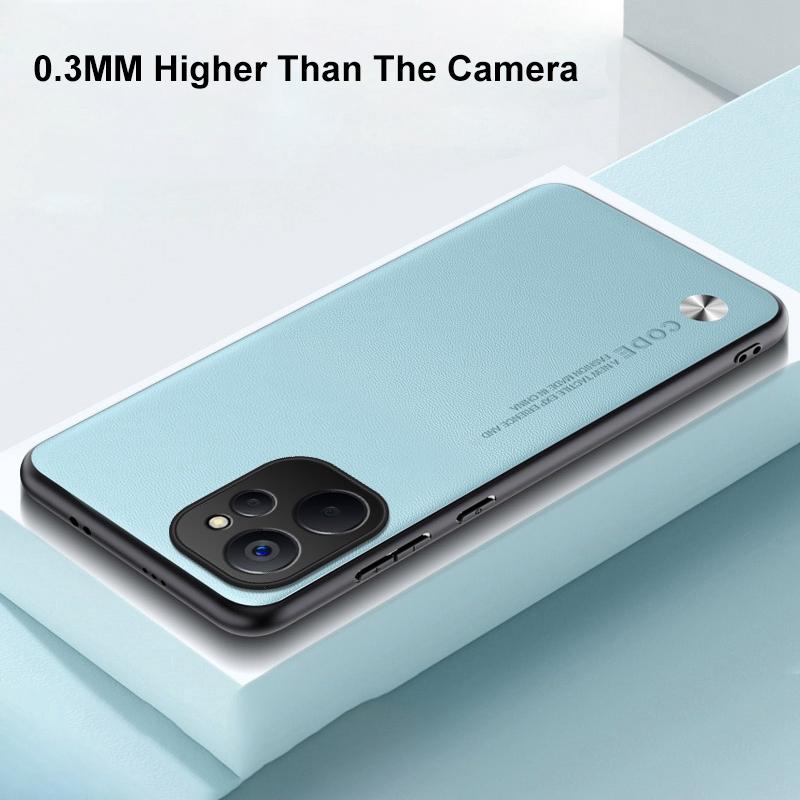 Роскошный чехол из искусственной кожи для Realme 9i 5G, задняя крышка, матовый силиконовый противоударный чехол для телефона с полной защитой для Realme 10T 10 5G