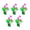 Аквариумы Поделки Искусственные Лотосы Растительные Поделки Украшения Аквариумы Принадлежности Морские Поделки Украшения