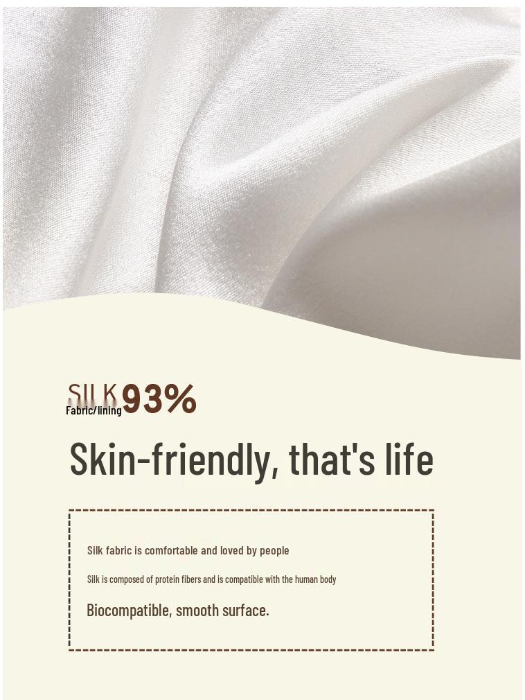 Беспроводной бюстгальтер-бандо Fairy Senseless из 19 момме шелка с регулируемыми бретелями