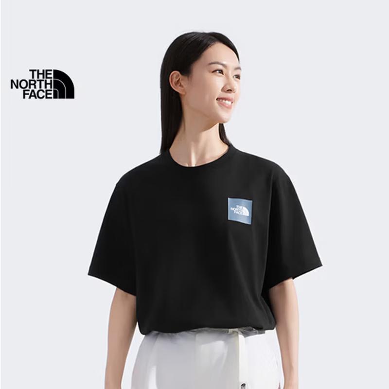 The North Face Унисекс хлопковая футболка с коротким рукавом