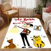 Mr Bean's Silly Adventure Themed Anti-Slip Rugs - Polyester Home Decor, Suitable for Bedrooms, Living Rooms, Doorways, Studios, and Decorations