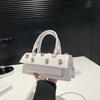 Женская стильная сумка кроссбоди из ПУ, однотонная, модная сумка для ношения, регулируемый ремешок, сатчел в панк-стиле, кошелек, шикарная сумка-хобо