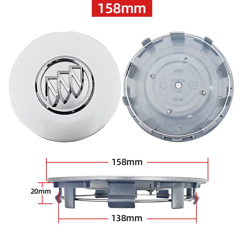 EHT1 158mm 161mm 168mm 4 pieces Wheel Center Hub Cover Caps Accessories For Buick Regal GL8 Auto Tire Emblem Car Styling