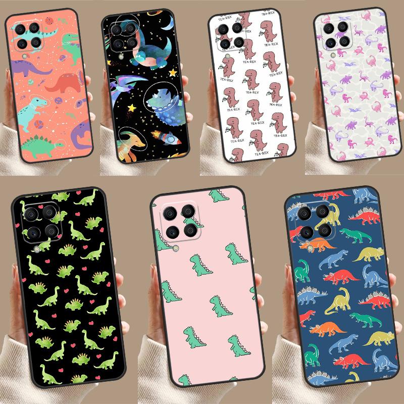 Коллаж с динозаврами для чехла Samsung Galaxy M11 M12 M13 M14 M15 M34 M54 M55 M33 M53 M31 M51 M30s M32 M52 M20