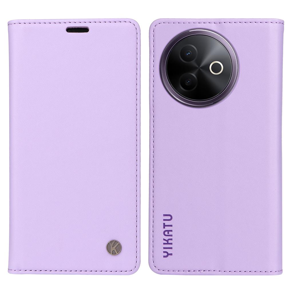 For Vivo Y39 5G Phone Cases YIKATU Magnetic Closure PU Leather Mobile Cover