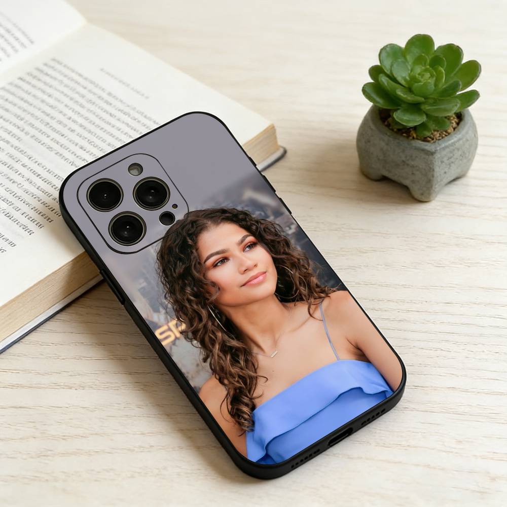 Чехол для телефона Z-Zendaya Силиконовый Мягкий Для IPhone 17 16 15 14 13 12 11 X XR Plus Pro Max Plus