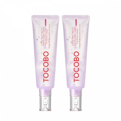 Tocobo Осветляющий гель-крем для век с коллагеном 30 мл X 2