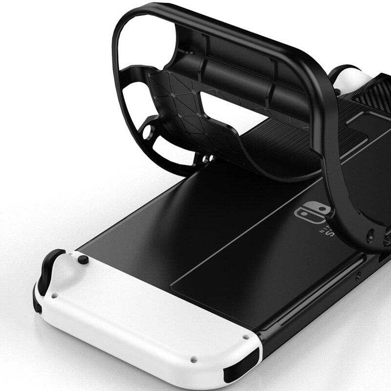 Защитный чехол для Nintendo Switch, OLED, Nitendoswitch, мягкий чехол Ns, аксессуары, противоударный задний корпус, защита от падения