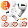 3/1 пара амбушюр из пены с эффектом памяти для Apple Airpods Pro 3, мягкие насадки, шумоизолирующие сменные насадки для наушников, защитные амбушюры для наушников