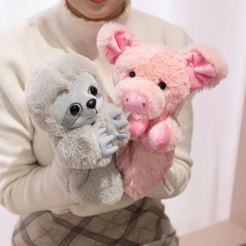 Forest Animal Hand Puppets Plush Figures For Theater Performances And Gift
