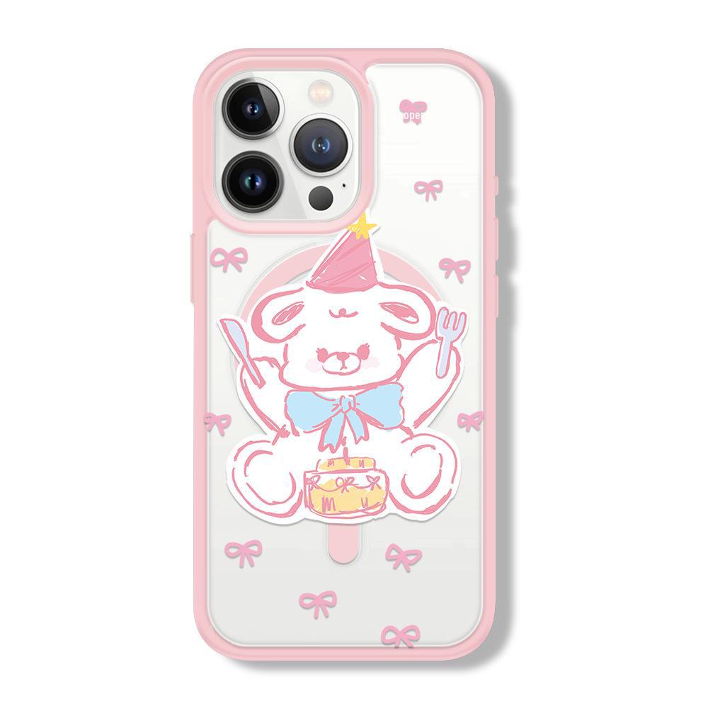 Матовый магнитный чехол Zhitai для iPhone 15/14/13 Pro Max - Совместим с 12, Магнитная подставка для 11