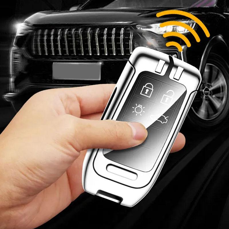 Новый чехол для дистанционного ключа из цинкового сплава, кожаный защитный чехол для Volvo XC60 V60 S60 S80 XC70 V40, автомобильные аксессуары для интерьера