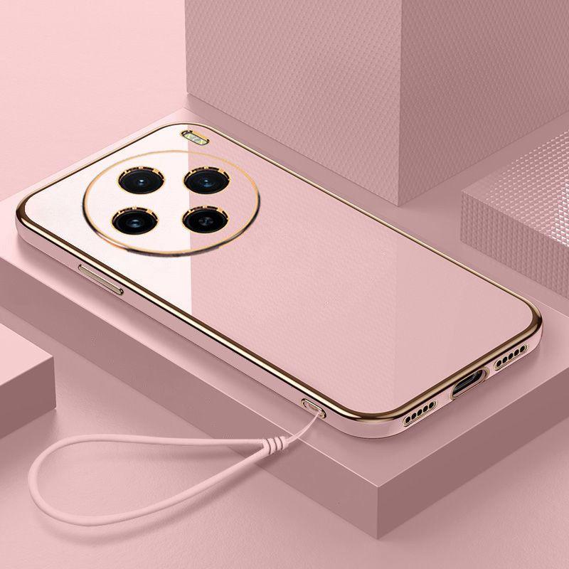 Для vivo X200 Pro mini чехол vivo X200 Pro mini чехол для телефона V2419A V2405DA чехол Luxury Square Plating противоударный задняя крышка