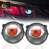 Dynamic Devil Eyes Lens Lights For 12v Car Demon Eye Red Eye Retrofit Kits Headlight Modified Eagle Eye Light Cars Accessory