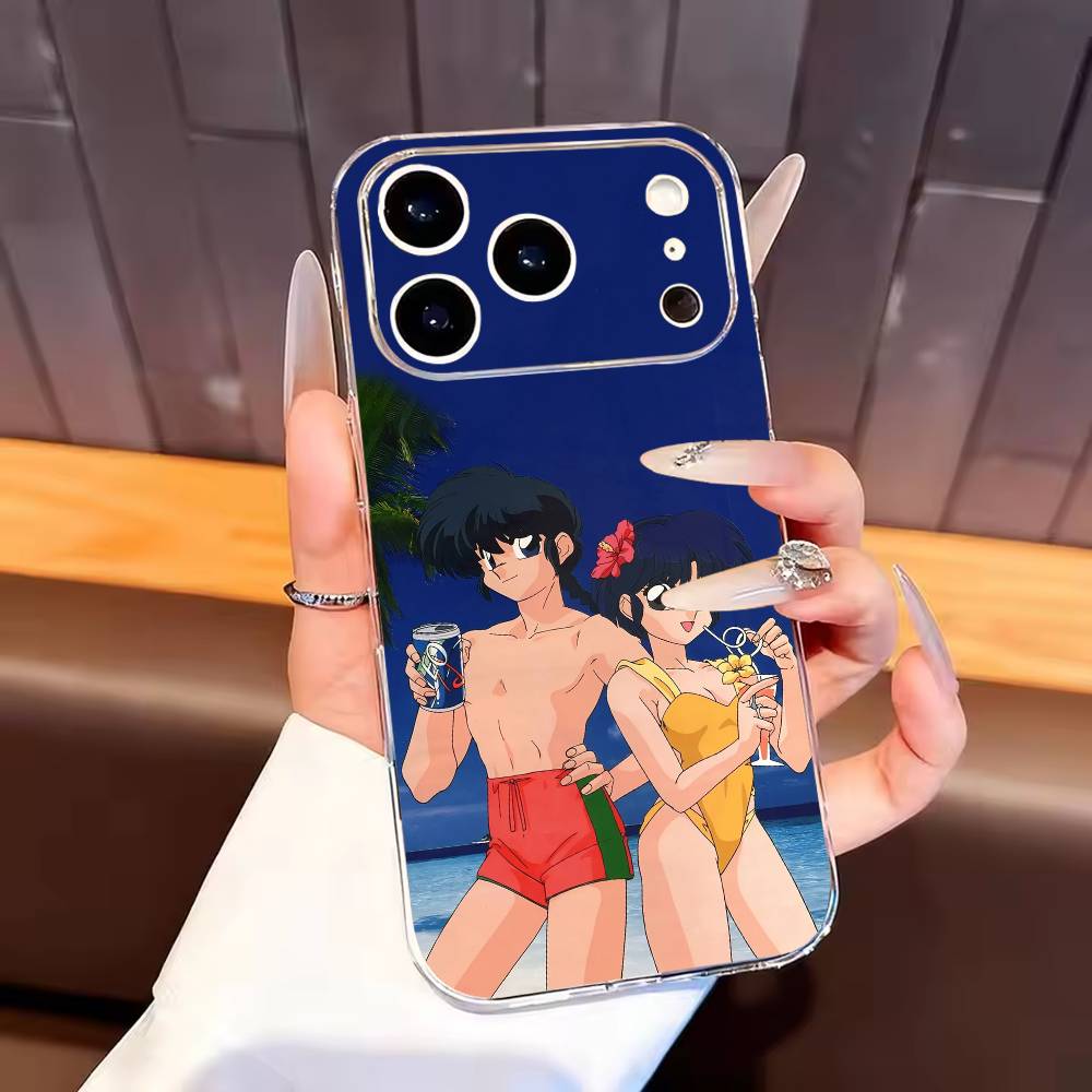 Comics R-Ranma 1-2 Phone Case For iPhone17,16,15,14,13,12,11 Plus,Pro Max Soft Transparent Cover