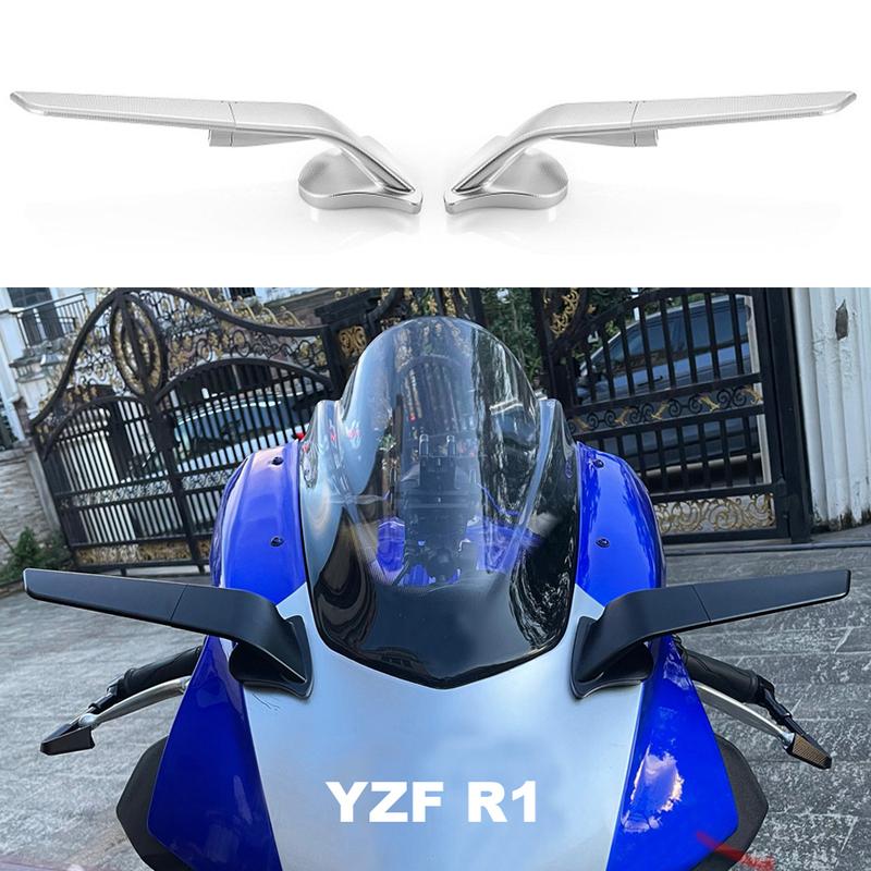 Motorcycle Mirror Modified Wind Wing Adjustable Rotating Rearview Mirror Accessories For YAMAHA YZFR1 YZF R1 2020 2021 2022 YZF R6 R7