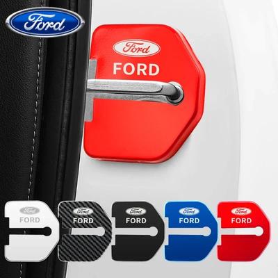 Автомобильная наклейка 2026 Ford 4 шт. Декоративная накладка на замок двери Защитная крышка Эмблема Чехол Для Ford Kuga Territory Focus RS Escort Fiesta Mond
