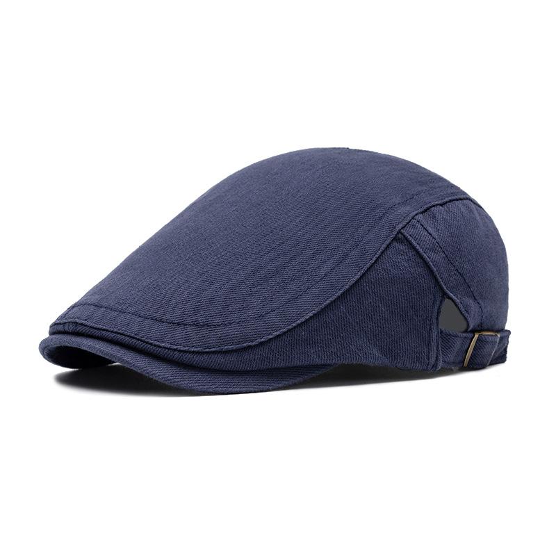 Beret Men's Spring Autumn Sunshade Sun Hat Forward Cap Youth Peaked Cap