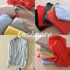 Stylish Women's Cashmere Loose Pullover Crew Neck Knit Sweater For Cozy Winter Wear