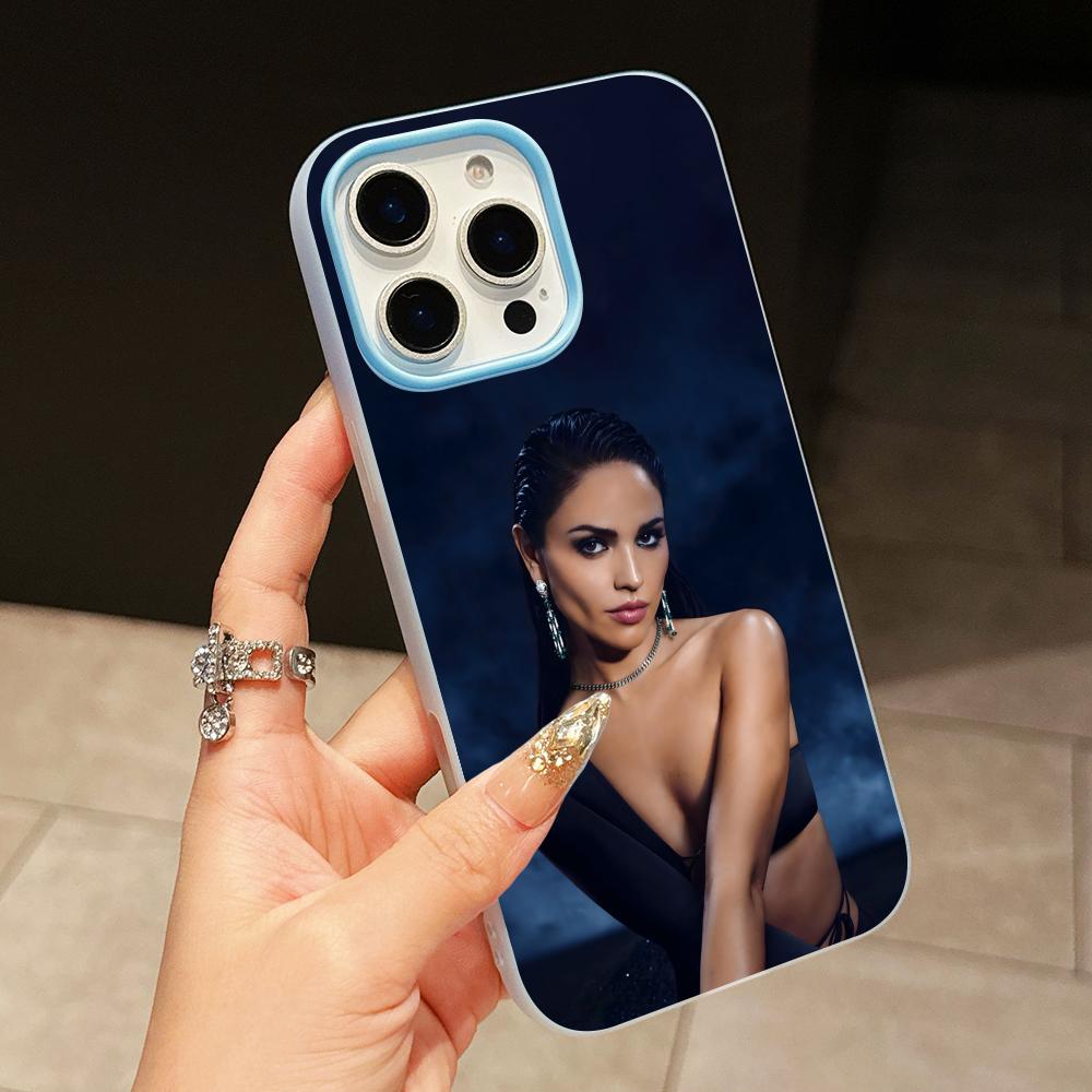 Fashion Eiza Gonzalez Jelly Double layer Light Mobile Phone Case for iPhone 17 16 15 14 13 12 11 Air Pro Max Plus Protective