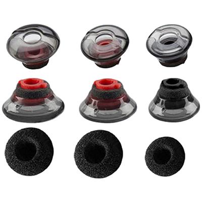 Наушники-вкладыши Мягкие силиконовые амбушюры Насадки для наушников Гелевые ушные вкладыши Черная пена Аксессуары для ушных вкладышей Plantronics Voyager 5200