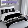 3pcs Böhse Onkelz band Duvet Cover Set, Includes 1 Duvet Cover and 2 Pillowcases,Skin-Friendly&Comfortable Fabric,Suitable Bedding Sets