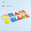 Montessori Color Sorting Toy Wooden Shape Matching Grasping Board Baby Jigsaw Puzzle Early Educational Toy Todder Fine Motor Toy