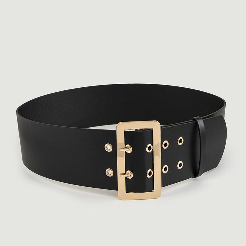 Womens Pu Material Belt With Circular Design For Daily Office And Party Looks