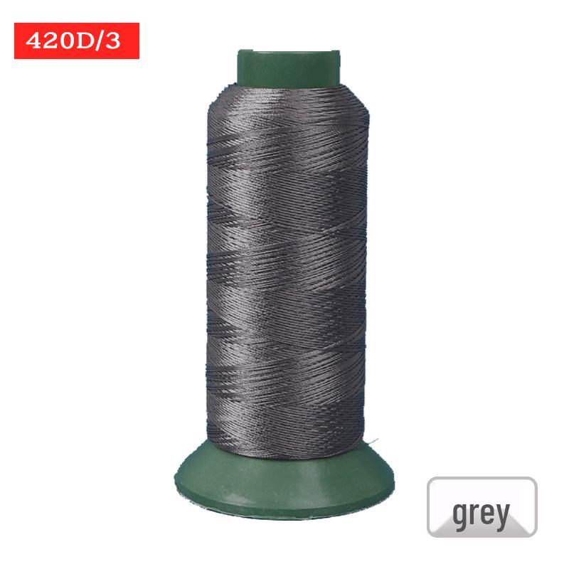 Sewing Machine & Handcraft Thread: High-Strength Mercerized Nylon for Upholstery, Leather, and Jeans