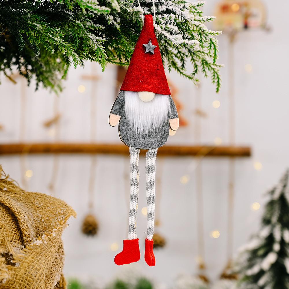 Plush Enchanting Forest Gnome Hanging Decoration For Delightful Celebrations Christmas