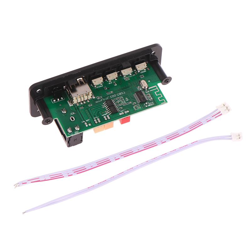 10W 6W Bluetooth Amplifier Mp3 Decoder Board Microphone Car Mp3 Player Recharge Fm Radio Module Microphone Tf Usb Amplificador