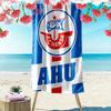 F.C. Hansa Rostock Print Beach Towel, Large Soft Quick Dry Towel for Beach Camping Swimming