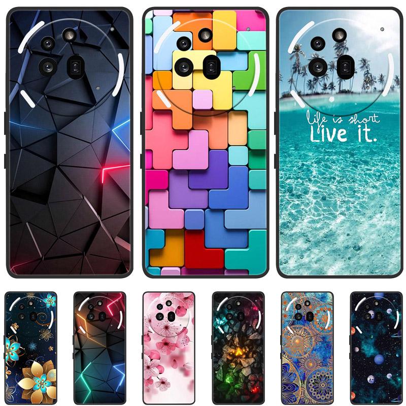 Phone Case For Nothing Phone 3A Pro Cover Lion Wolf Black Silicone Soft Back Cases For Nothing Phone3A Pro Case 3APRO A059P