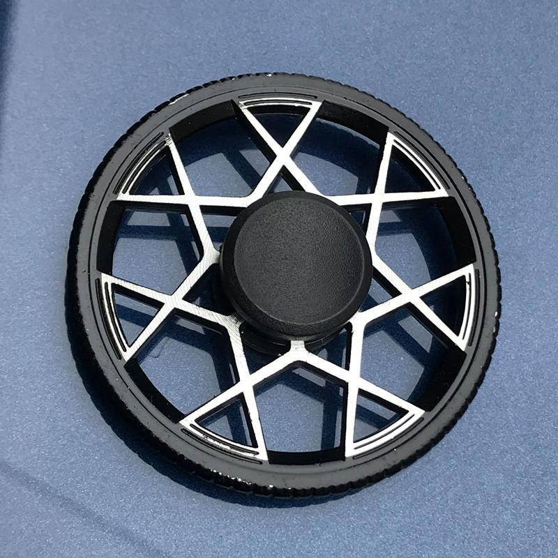 Types Wheel Spinner Metal Decompression Finger Gyro Toys for Anxiety Adult Stress Reliever Toys Alloy Fingertip Gyro