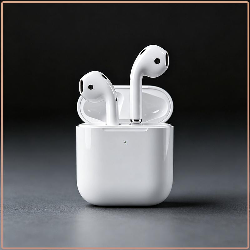 Apple AirPods 2-го поколения True Wireless Наушники с чехлом для беспроводной зарядки