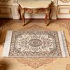 Floral Pattern Doll Dollhouse Rug Multicolor Miniature Weaving Mat Mini Floor Coverings  Dollhouse