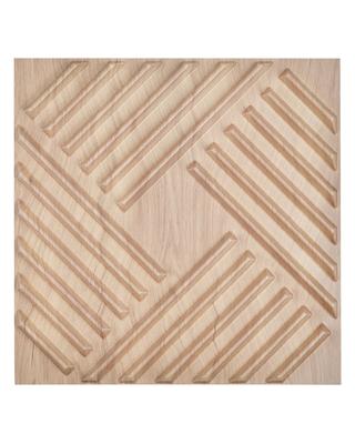 3D Wall Panels, 12-Pack 19.7 X 19.7 In PVC Modern Art Minimalist Salt Tiles, 32 Sq.Ft Coverage Accent Wall Panel