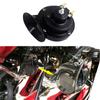ABS 12V 48V 60V Motorcycle Waterproof Snail Horn Super Sound Monophonic Motorcycle Accessories Electric Moped Horn