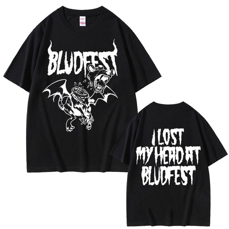2025 Summer Singer Yungblud Bludfest Merch Unisex Women Fashion Rock Short Sleeve Tshirts Unisexs Casual Cotton Oversized Tshirts