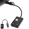 7.1/5.1 Surround Channel TypeC to Audio Sound Card USB Audio Adapter  Music Playback