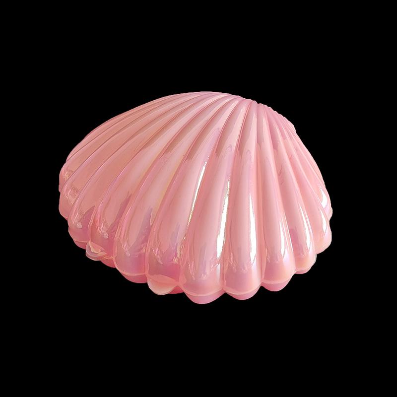 1 шт., милая пластиковая коробка для конфет в виде ракушки, коробки для хранения ювелирных изделий для макияжа, свадьбы, дня рождения, детского душа, подарочная коробка, декор для вечеринки