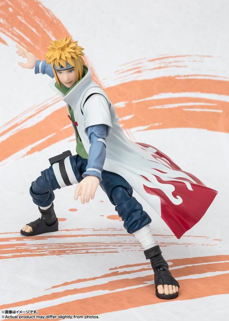 TAMASHII NATIONS NARUTO Минато Намикадзе 160 мм ПВХ АБС Окрашенная Подвижная Фигурка S.H.Figuarts -Издание NARUTOP99- Прибл.. &