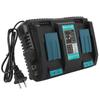 Двойное зарядное устройство с USB-интерфейсом DC18RD для Makita BL1830 Bl1430 14,4 18 В