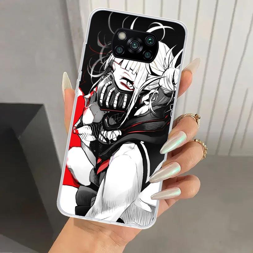 Himiko Toga Waifu Аниме MHA Чехол для телефона для Xiaomi Poco X5 X6 X7 Pro F7 Ultra M7 Redmi 15 15C 13 13C 12 12C 10 10A 10C 9 9A 9C 9T