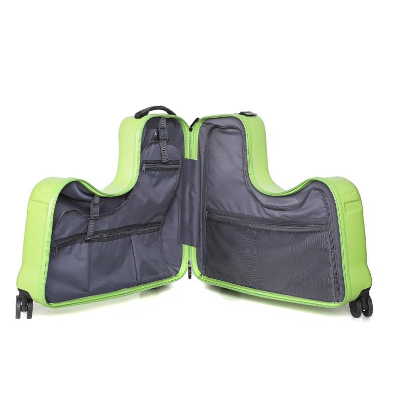Детская сумка-тележка, дорожный чемодан, детская тележка, сумка на вращающихся колесах, милый детский чемодан для ручной клади