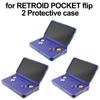 Для RETROID POCKET Flip 2 Защитный чехол из ТПУ Противоударный чехол Охлаждающие Прозрачные Защитные аксессуары для игровой консоли