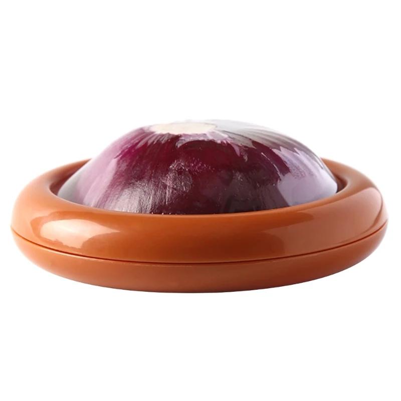 Кухонный контейнер для хранения, органайзер, коробка для холодильника, авокадо, лимона, лука, свежий многоразовый контейнер