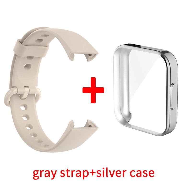 Ремешок + чехол для Redmi Watch 2 Lite Smart Band, защитный чехол, силиконовый браслет-браслет для Redmi Watch2 Lite, аксессуары