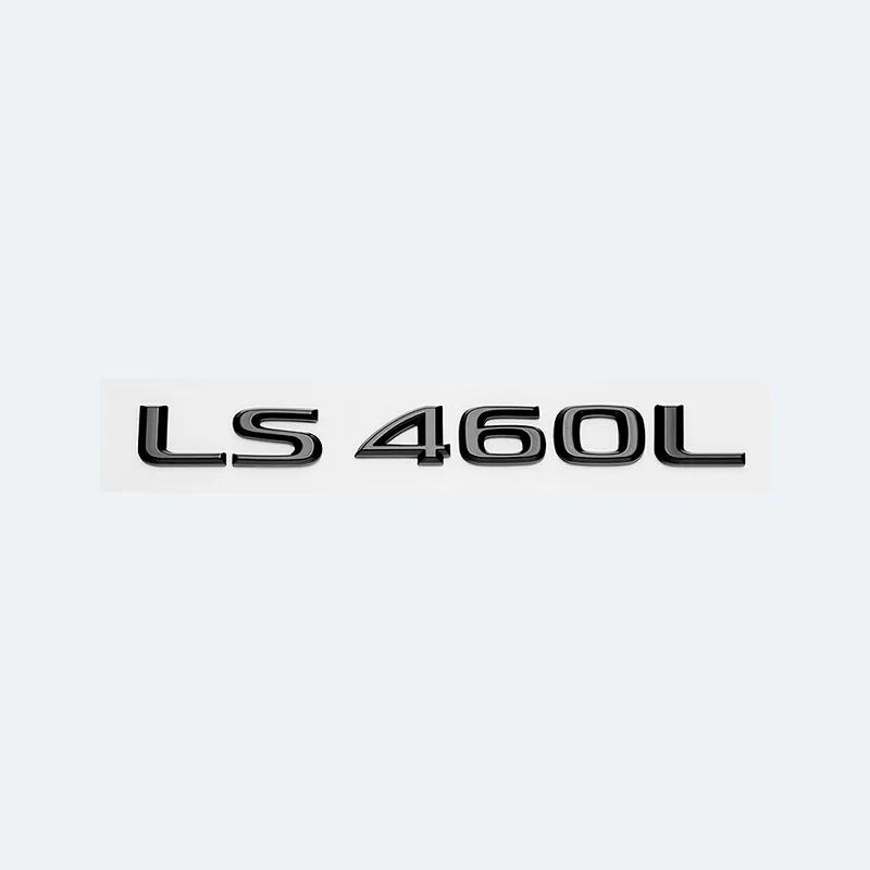 3D Chrome Glossy Black ABS Letters LS350 LS400 LS460 LS460L LS500 LS500h HYBRID Emblem For Lexus Car Trunk Logo Badge Sticker