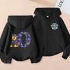 PAW Patrol Child Cardigan Hooded Jacket Cartoon Chase Letters A-Z Printed Polyester Outerwear Summer Casual Clothing Kids Gifts